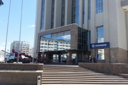 Монтаж фасада г. Екатеринбург, Газпром